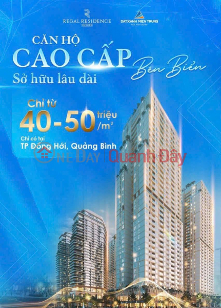 Property Search Vietnam | OneDay | Residential | Sales Listings OWN A LUXURY APARTMENT BY THE SEA WITH LONG-TERM OWNERSHIP FOR ONLY 40 - 50 MILLION VND\\/M² IN Dong Hoi - Quang Binh