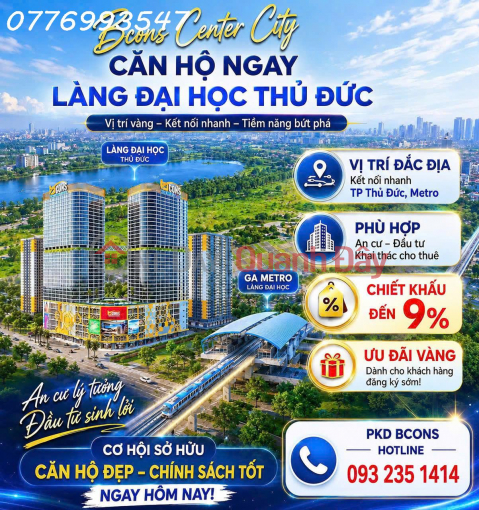 Chỉ Từ 150 Triệu Đồng Sở Hữu Ngay Căn Hộ 2 Phòng Ngủ Trung Tâm Đông Hòa, TP.HCM _0