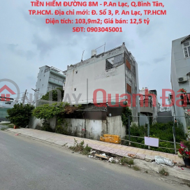 HOT HOT – OWNER NEEDS TO SELL A RARE PLOT OF LAND WITH 2 FRONTAGES ON AN LAC WARD, BINH TAN DISTRICT, HO CHI MINH CITY. _0