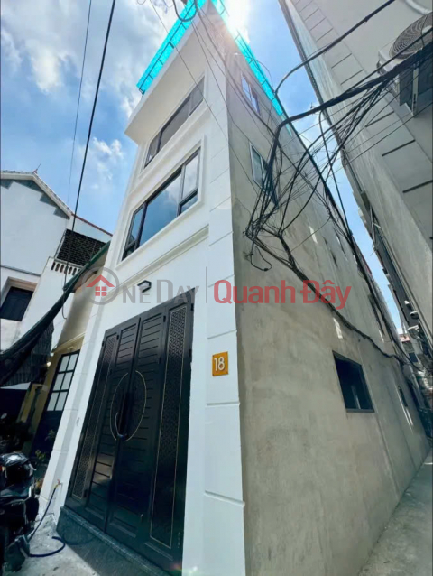 PRIVATE HOUSE FOR SALE ON CHU HUY MAN STREET - LONG BIEN, 55M2, 4 FLOORS, 5M FRONTAGE, 6.9 BILLION. CORNER LOT - 3M WIDE ALLEY. _0