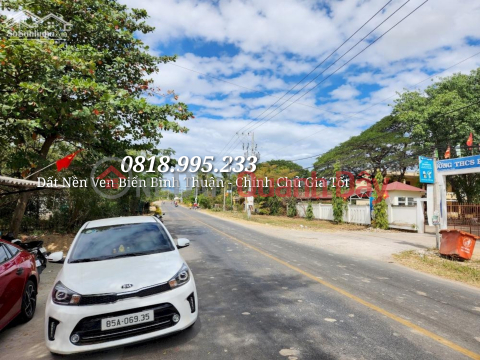 Binh Thuan Coastal Land Lot for Sale 105m2 29m Road Opposite School Suitable for Business Investment _0