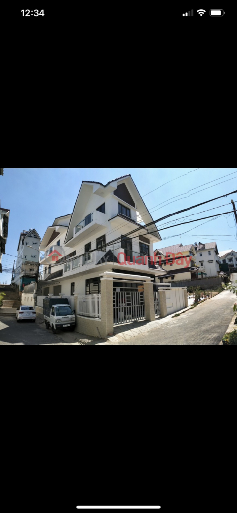 The owner rents 2-storey Villas at 12D To Hien Thanh Street, Ward 3, Da Lat, Lam Dong. _0