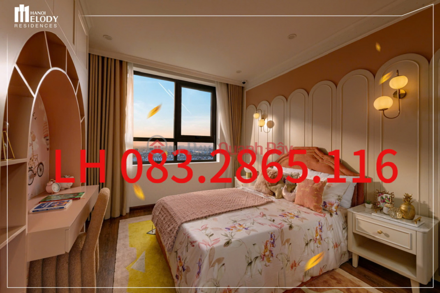 MELODY LINH DAM HN APARTMENT FOR SALE, AREA: 77M2, PRICE 5.278.0.0.2, 2BR, 2BA, CONTACT 083.2865.116, Vietnam | Sales đ 5.28 Billion