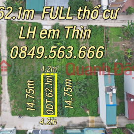 Cần tiền bán Lô đất 62,1m2 thổ cư tại Quang Minh, Mê Linh, Hà Nội _0