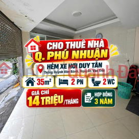 House for rent in Duy Tan alley, Phu Nhuan district, 35m2, 2 bedrooms, 14 million VND. _0
