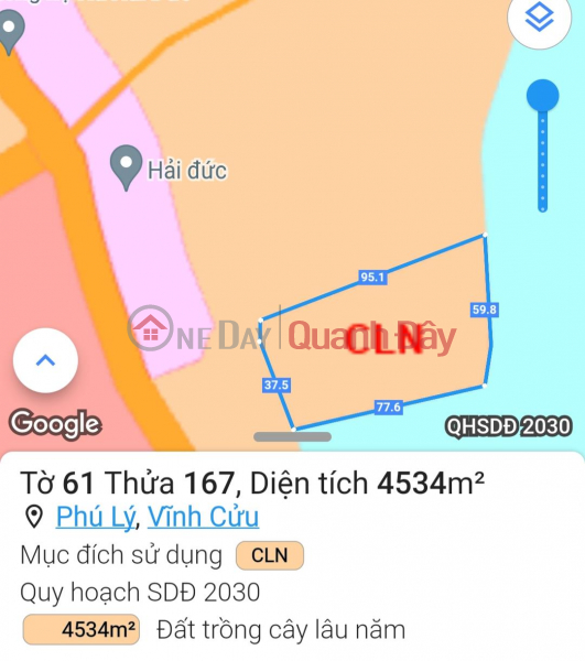 PRIMARY LAND - GOOD PRICE - Nice Location In Phu Ly Commune, Vinh Cuu District, Dong Nai Province Sales Listings