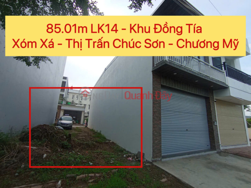 RARE SERVICE LAND IN CHUC SON CENTER - CHUONG MY - HA NOI AREA: 85.01M Sales Listings
