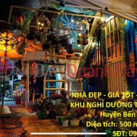 NHÀ ĐẸP - GIÁ TỐT - CHÍNH CHỦ CẦN BÁN KHU NGHỈ DƯỠNG Tại Ấp 1, Xã Thạnh Hòa, Huyện Bến Lức, Long An. _0