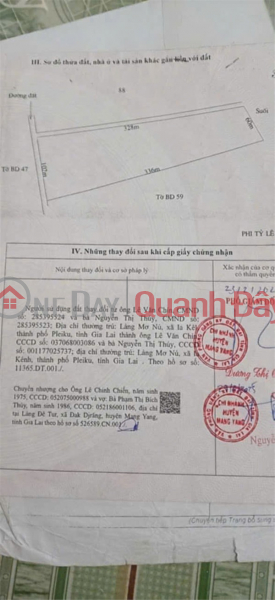 Property Search Vietnam | OneDay | Nhà ở Niêm yết bán, HOT HOT – CẦN BÁN 2,7HA ĐẤT 2 MẶT TIỀN, X. Đak Djăng, H. Mang Yang, T. Gia Lai