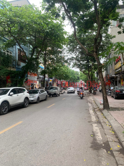 Street side of Long Bien district 75m x 5T, sidewalk, business _0