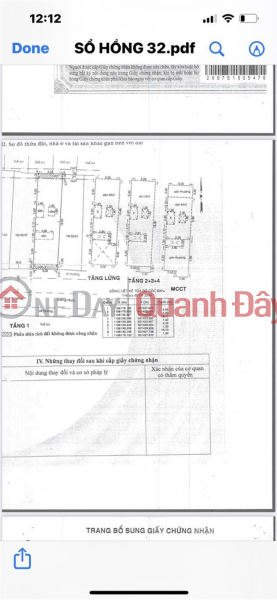 Property Search Vietnam | OneDay | Residential Sales Listings | House For Sale by Owner Le Thi Hong, Base Market Area, Ward 17, Go Vap, HCMC