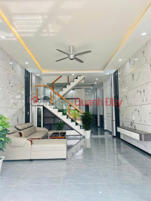 Bán nhà lầu đẹp, KDC Thạnh Phú, đường nhựa bàn cờ chỉ 2ty380 _0