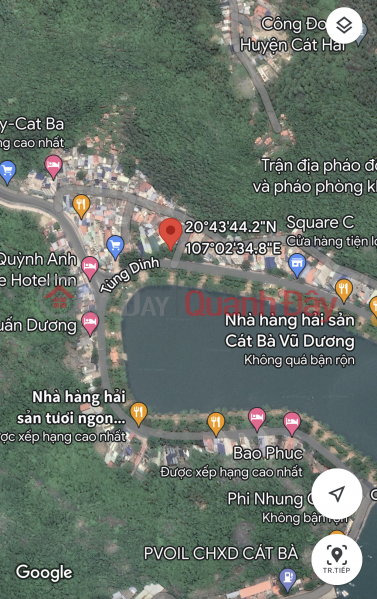 đ 35 Billion | The owner sells 312m² of Tung Dinh street (next to Tung Thu beach) - Cat Ba - Hai Phong.