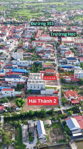 Bán lô đất hiếm Hải Thành 2 – Dương Kinh, đường nhựa 10m, giá chỉ 2.x tỷ! ZALO 0567 222 555 Niêm yết bán