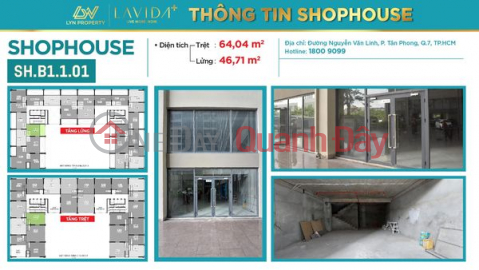 CHO THUÊ SHOPHOUSE LAVIDA PLUS – QUẬN 7 _0