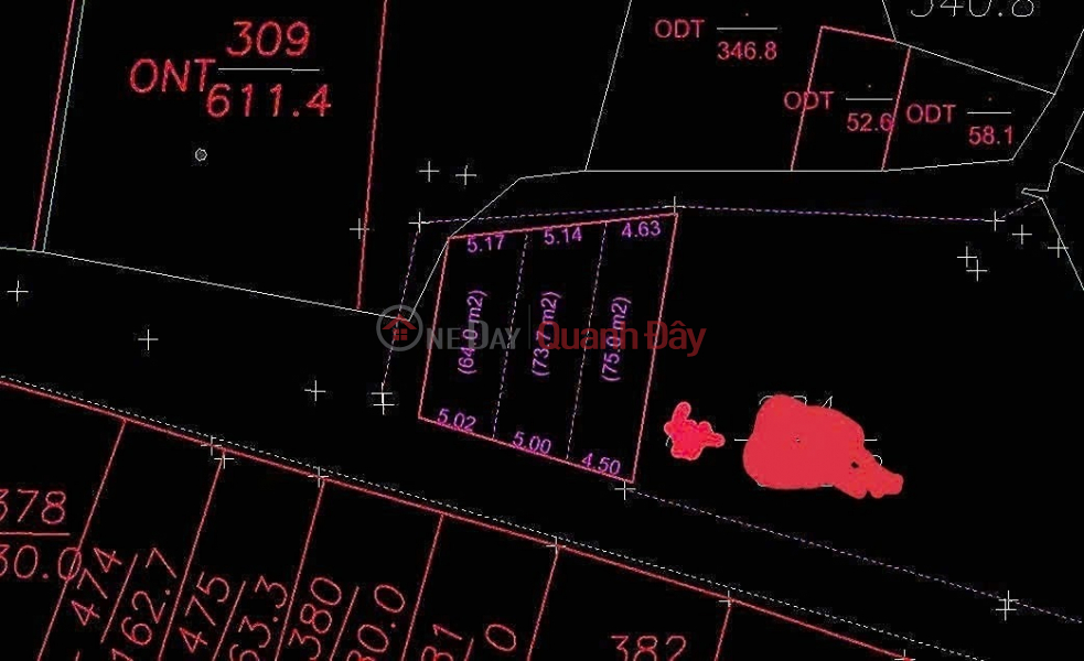 Land for sale in Thuan Thanh, Bac Ninh. 75m2 * frontage 4.5m * 2.5 billion. Car access, business., Vietnam Sales đ 2.5 Billion