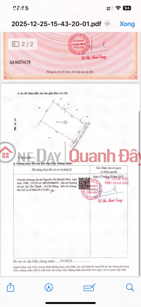 Property Search Vietnam | OneDay | Nhà ở | Niêm yết bán, Siêu phẩm - Bán lô đất siêu đẹp Xã Phú Thuận, Thoại Sơn, An Giang, DT 1149m2, giá đầu tư