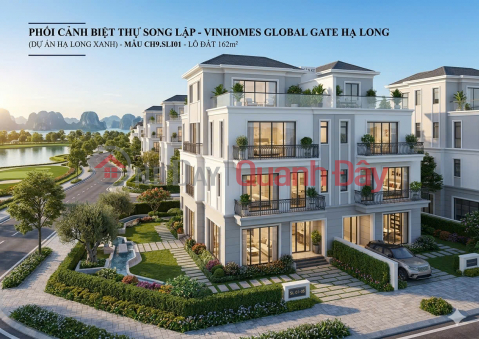 Bán biệt thự liền kề Vinhomes Global Gate Hạ Long, 162m2, 4 tầng, 12PN, 8WC, SĐCC, 15 tỷ _0