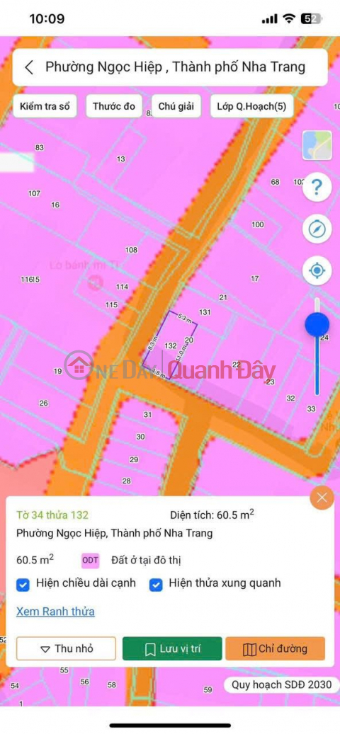Bán đất Lô Góc 2 Mặt Tiền hẻm oto Lương Định Của, Ngọc Hiệp _0