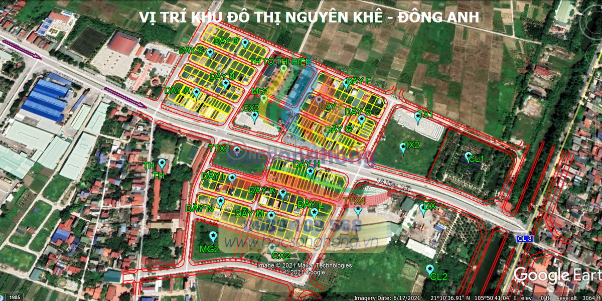 BÁN NHÀ 3 TẦNG MẶT ĐƯỜNG LÊ HỮU TỰU - VỊ TRÍ KHU ĐÔ THỊ NGUYÊN KHÊ, Việt Nam | Bán | ₫ 19,5 tỷ