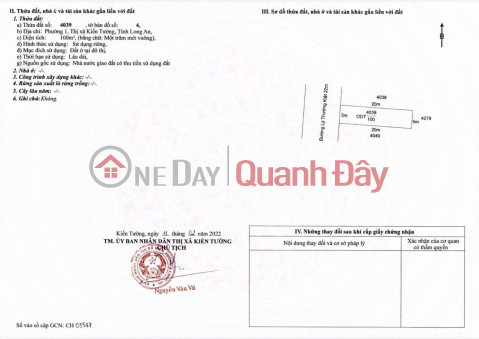 HOT HOT - DRASTIC PRICE REDUCTION! URGENT SALE: 100m2 PLOT ON LY THUONG KIET STREET FOR ONLY 920 MILLION VND! _0