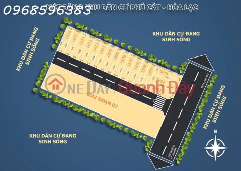 Bán lô đất tại thôn 7 PHÚ CÁT - HÒA LẠC, Dt 100 m2 Full thổ cư _0