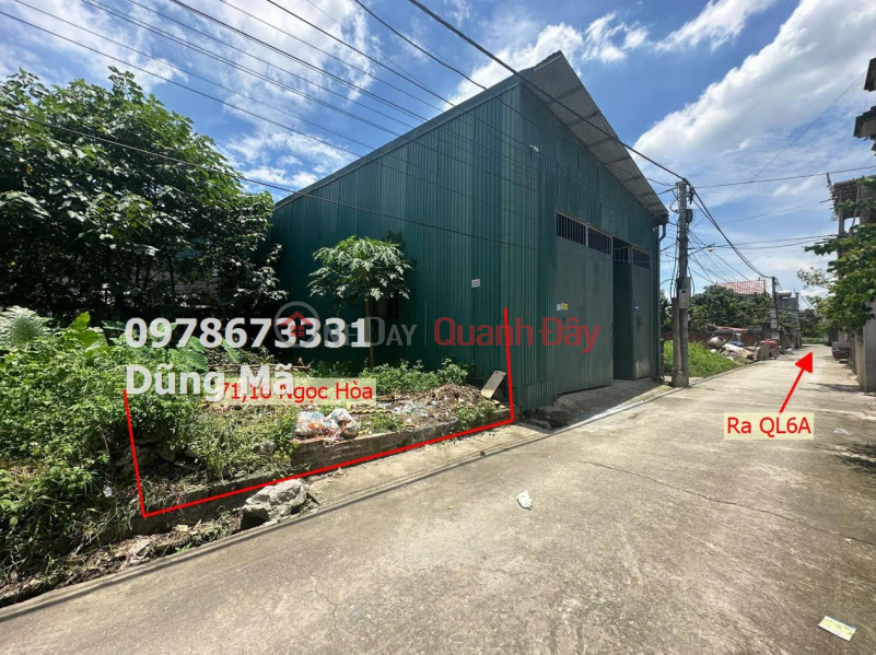 OWNER SELLS LOT OF LAND LOCATED RIGHT ON THE MAIN ROAD OF NGOC HOA-CHUONG MY Sales Listings