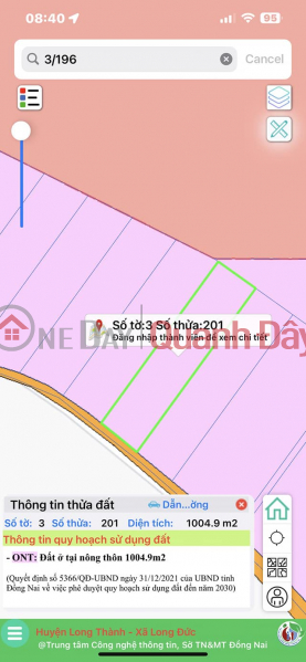 Property Search Vietnam | OneDay | Residential | Sales Listings | OWNERS are tight on money and will still sell land in LONG DUC COMMUNE, LONG THANH, 0938974428