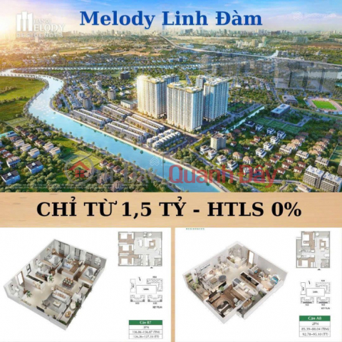 Melody Linh Đàm - Qũy hàng trực tiếp CĐT - Căn đẹp nhất - Giá tốt nhất - 68m chỉ 3,9 tỷ _0