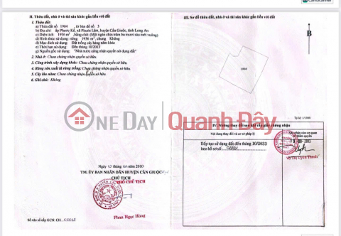 CƠ HỘI ĐẦU TƯ SIÊU HOT – SỞ HỮU NGAY LÔ ĐẤT 1.936M² TẠI CẦN GIUỘC, LONG AN _0