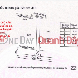 PROFITABLE INVESTMENT – OWNER NEEDS TO SELL LAND WITH FRONTAGE ON NATIONAL HIGHWAY 62 IN TAN TAY COMMUNE, THANH HOA DISTRICT, LONG AN PROVINCE _0