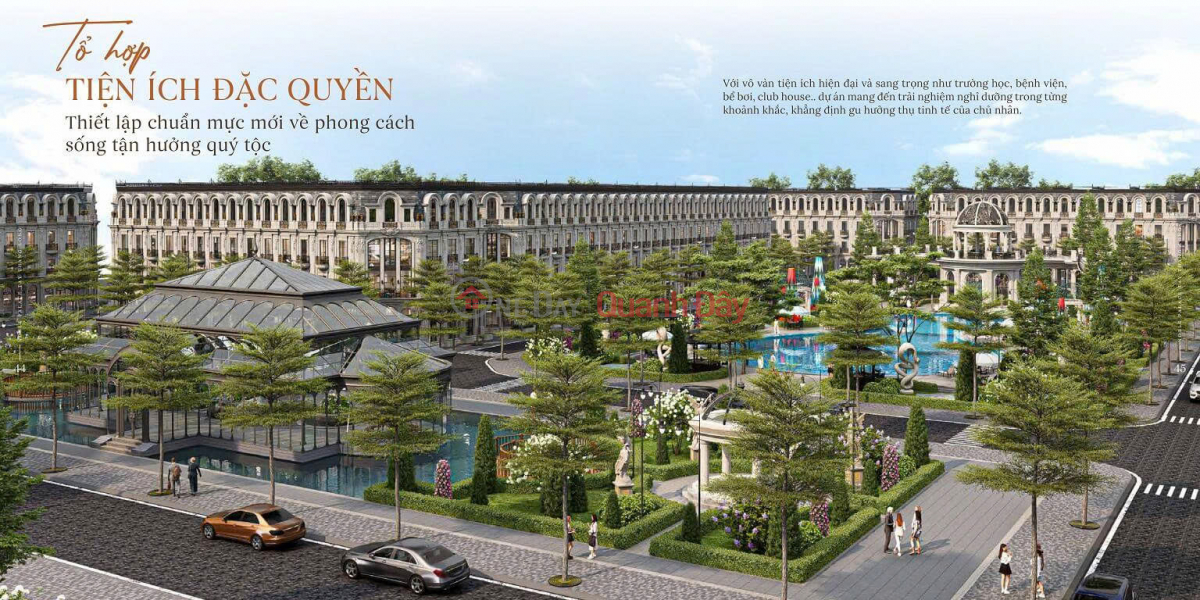 đ 16.3 Billion | LOBLE PALACE EXCLUSIVE FUND ON THE ROAD CONNECTING TO HOANG QUOC VIET EXTENDED, PRICE 218 MILLION\\/M2, CONTACT: 0931982626