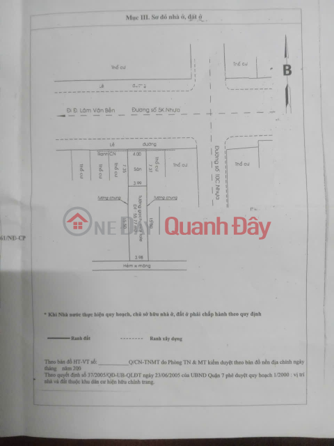 HOT SALE! PRIME LOCATION LAND FOR SALE ON ROAD 5K – BANKING RESIDENTIAL AREA, DISTRICT 7, HO CHI MINH CITY _0