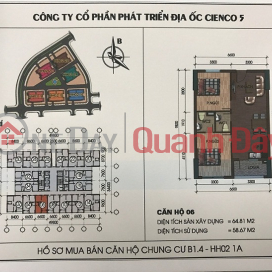 Chính chủ bán căn hộ 65m2 toà HH02-1C chung cư Thanh Hà Cienco 5 _0