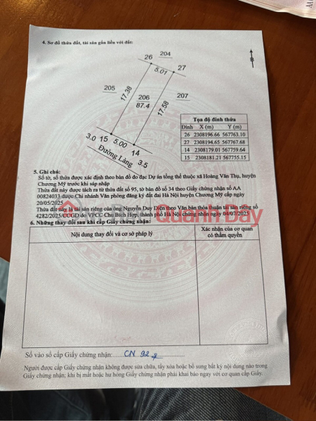 đ 10 triệu CHÍNH CHỦ CẦN BÁN LÔ ĐẤT 87,4M TẠI TRẦN PHÚ-CHƯƠNG MỸ-HÀ NỘI