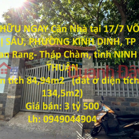 SỞ HỮU NGAY Căn Nhà tại VÕ THỊ SÁU, PHƯỜNG Kinh Dinh , TP Phan Rang- Tháp Chàm, tỉnh Ninh Thuận _0