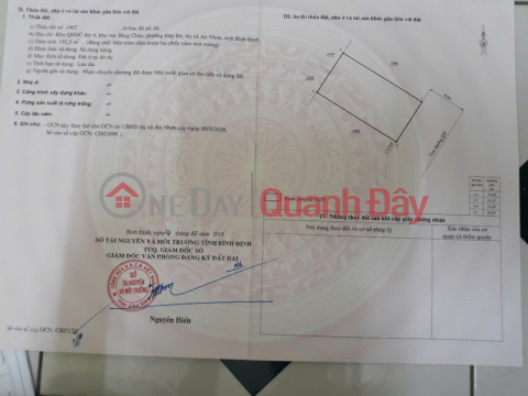 CHÍNH CHỦ CẦN BÁN Đất Tại Khu QHDC đội 4, Khu vực Bằng Châu, P. Đập Đá, An Nhơn, Bình Định (cũ) _0