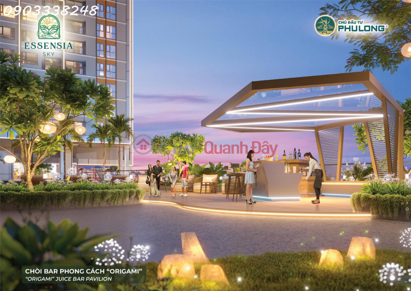 đ 6.8 Billion | Selling a 2-bedroom apartment in Essensia Sky, high floor, corner unit, with Phu My Hung view, price only 6.78 billion VND.