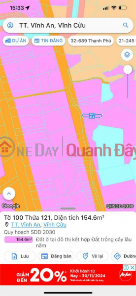 PRIME LAND - GOOD PRICE - For Quick Sale In Vinh An Town, Vinh Cuu, Dong Nai Vietnam | Sales | đ 700 Million