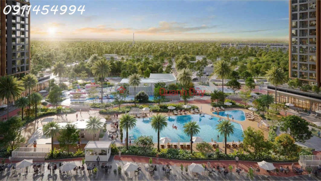 Chỉ với 746 triệu sở hữu ngay căn 2PN 2WC view bể bơi tại The_Parkland Imperia_Ocean_City, Việt Nam | Bán | đ 746 triệu