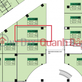 Owner needs to sell business premises in commercial center Parking Zone 4 Vinhomes Smart City _0