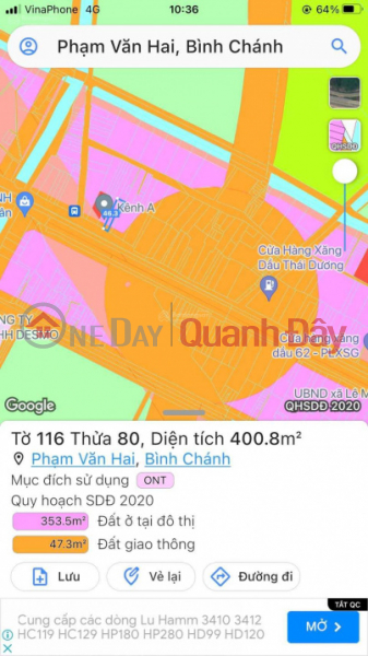 House for sale on Tran Van Giau street, 342m2 residential land, price 18 billion, contact 0938 703545 Vietnam Sales | đ 18 Billion