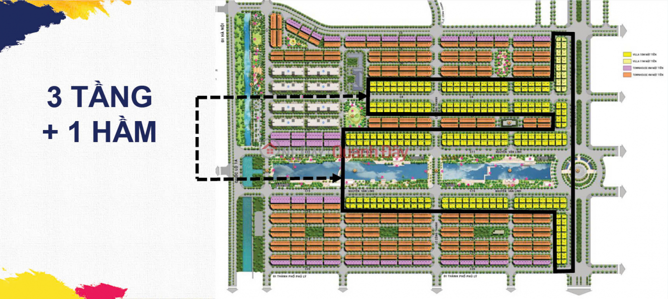 đ 6 tỷ | Bán căn hộ thấp tầng quỹ hàng ngoại giao tại dự án đô thị nghỉ dưỡng Sun Urban City Hà Nam