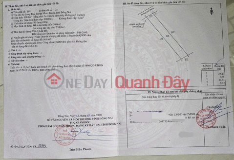 PRIME LAND - SPECIAL PRICE - OWNER SELLING QUICKLY - POTENTIAL LAND PLOT IN NHON TRACH WARD, DONG NAI CITY _0