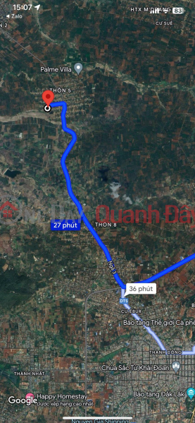Property Search Vietnam | OneDay | Nhà ở, Niêm yết bán | CHÍNH CHỦ CẦN BÁN LÔ ĐẤT 2 mặt tiền cách trung tâm tp Buôn Ma Thuột 6km.