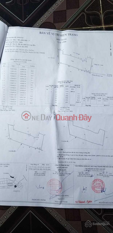 Urgent Sale Land Can Gio District. Area 8808m². Reduced sharply to 68 billion VND _0