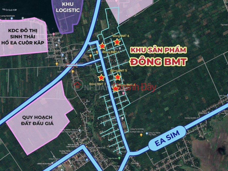 BEAUTIFUL LAND - GOOD PRICE - Land Lot For Sale Prime Location In Cu Kuin District, Dak Lak, Vietnam, Sales đ 980 Million