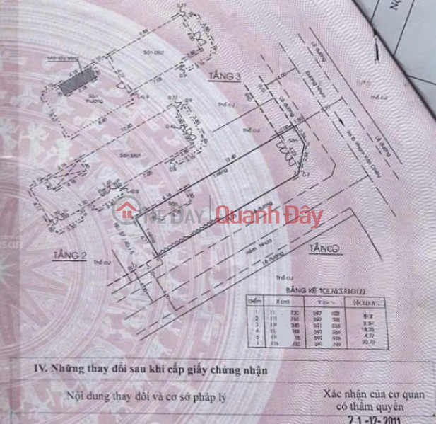 5x20m square house - Corner lot, no road boundary - Pham Van Chieu high-rise area - only 10.9 billion, Vietnam, Sales | đ 10.9 Billion