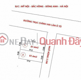 Đất cực rẻ tại Bắc Hồng - 7 chỗ vào - 87,4m2 - mặt tiền 5m - giá 2x tr/m2 _0