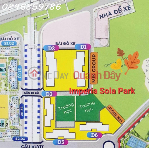 Open for sale Imperia Sola Park Vin Smart City urban area, area 28-80m2, price from 55 million\/m2. HTLS 0% 24T-0846859786 _0